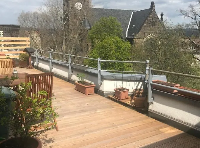 Dachterrassen Idylle über den Dächern Dresdens
